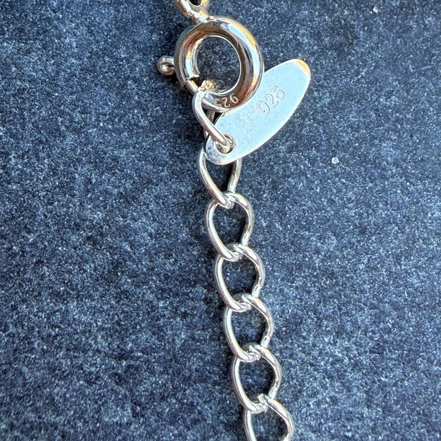 Howlite Turquoise 925 Sterling Silver Bead Bracelet