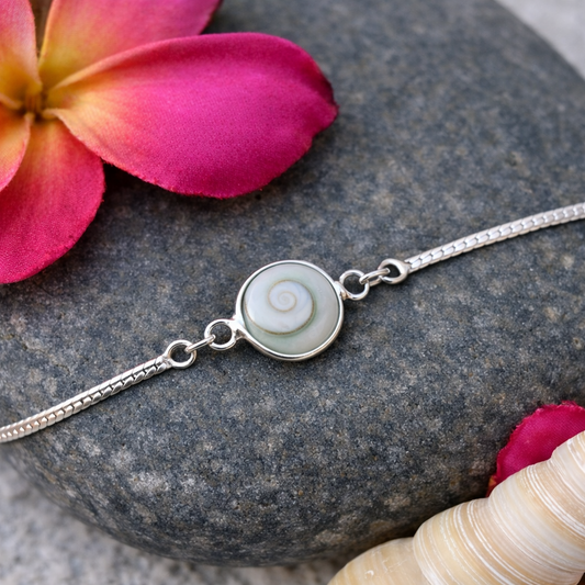 925 Sterling Silver Shiva Eye Bracelet
