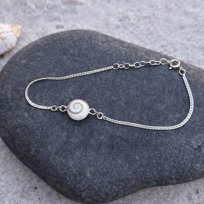 925 Sterling Silver Shiva Eye Bracelet