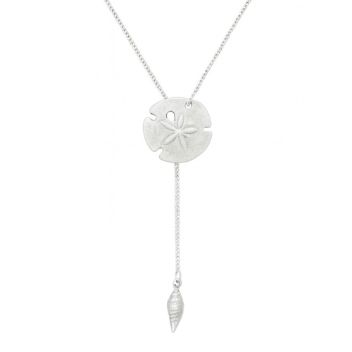 Sand Dollar 925 Sterling Silver Chain Necklace