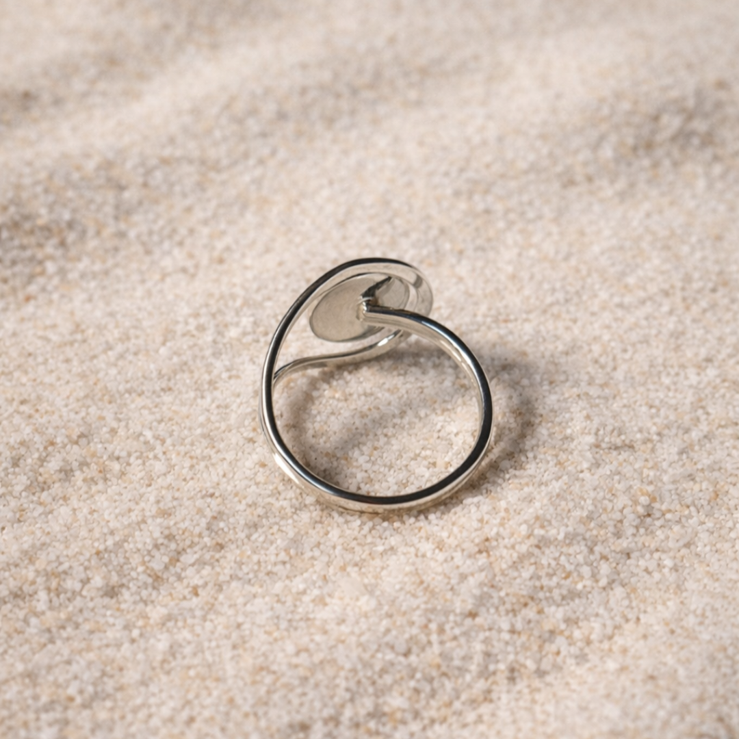 925 Sterling Silver Shiva Eye Shell Ring