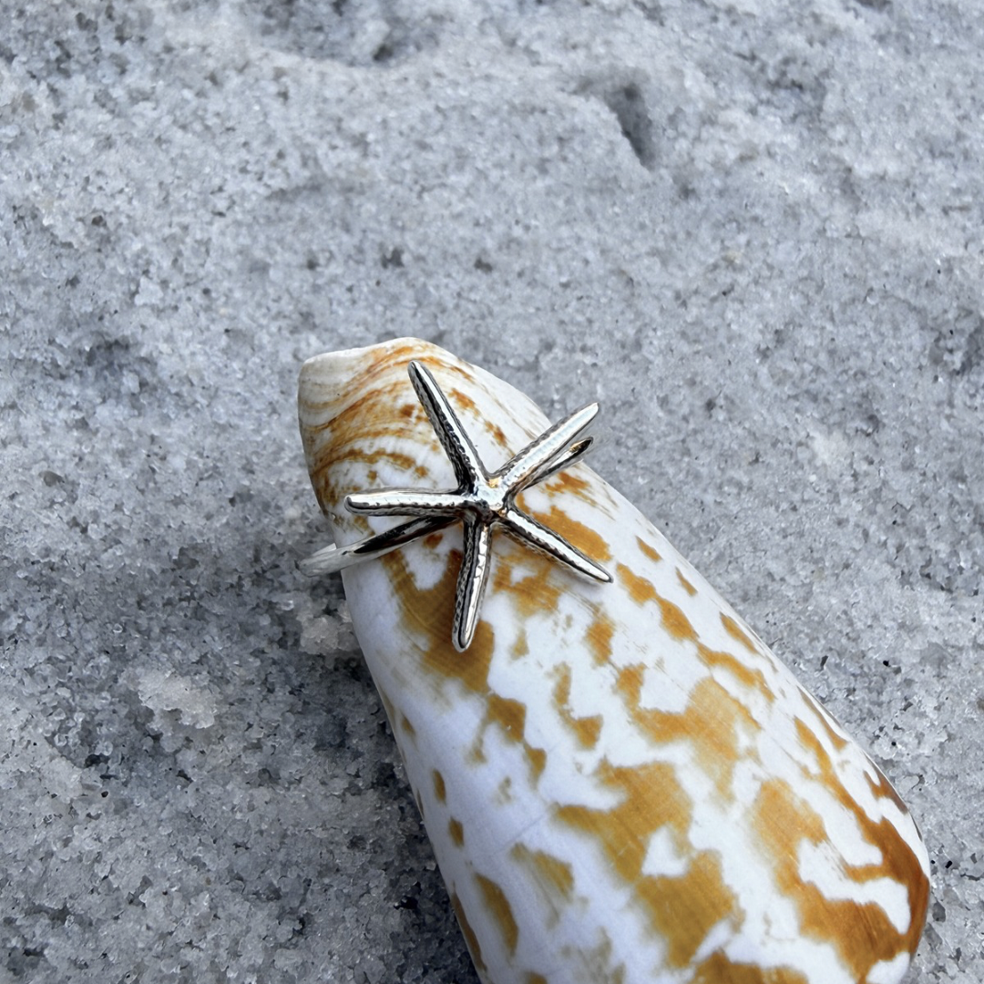 Starfish 925 Sterling Silver Ring