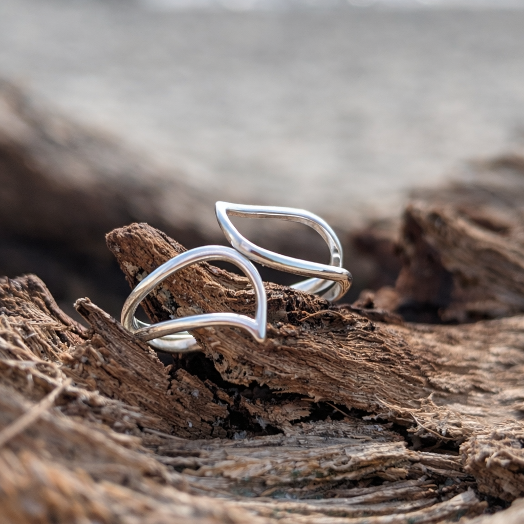 Wave 925 Sterling Silver Ring