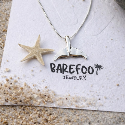 Whale Tail 925 Sterling Silver Necklace