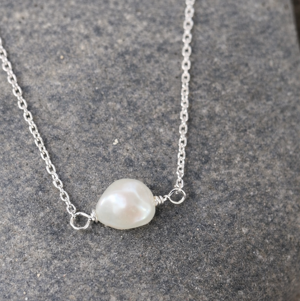 Fresh Water Pearl 925 Sterling Silver Bracelet