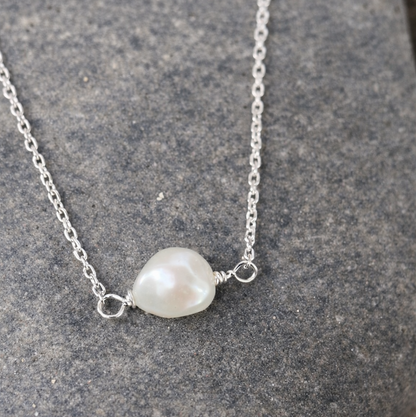 Fresh Water Pearl 925 Sterling Silver Bracelet