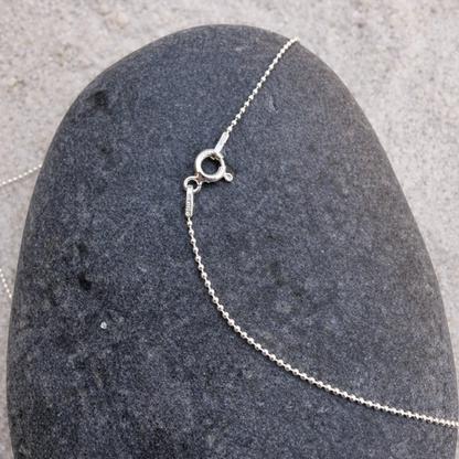Shiva Eye Droplet 925 Sterling Silver Necklace