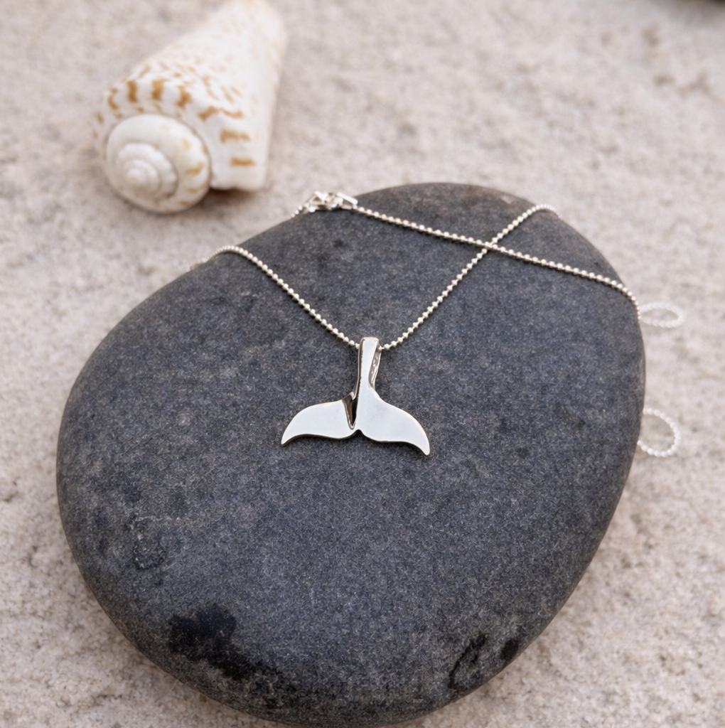 Whale Tail 925 Sterling Silver Necklace